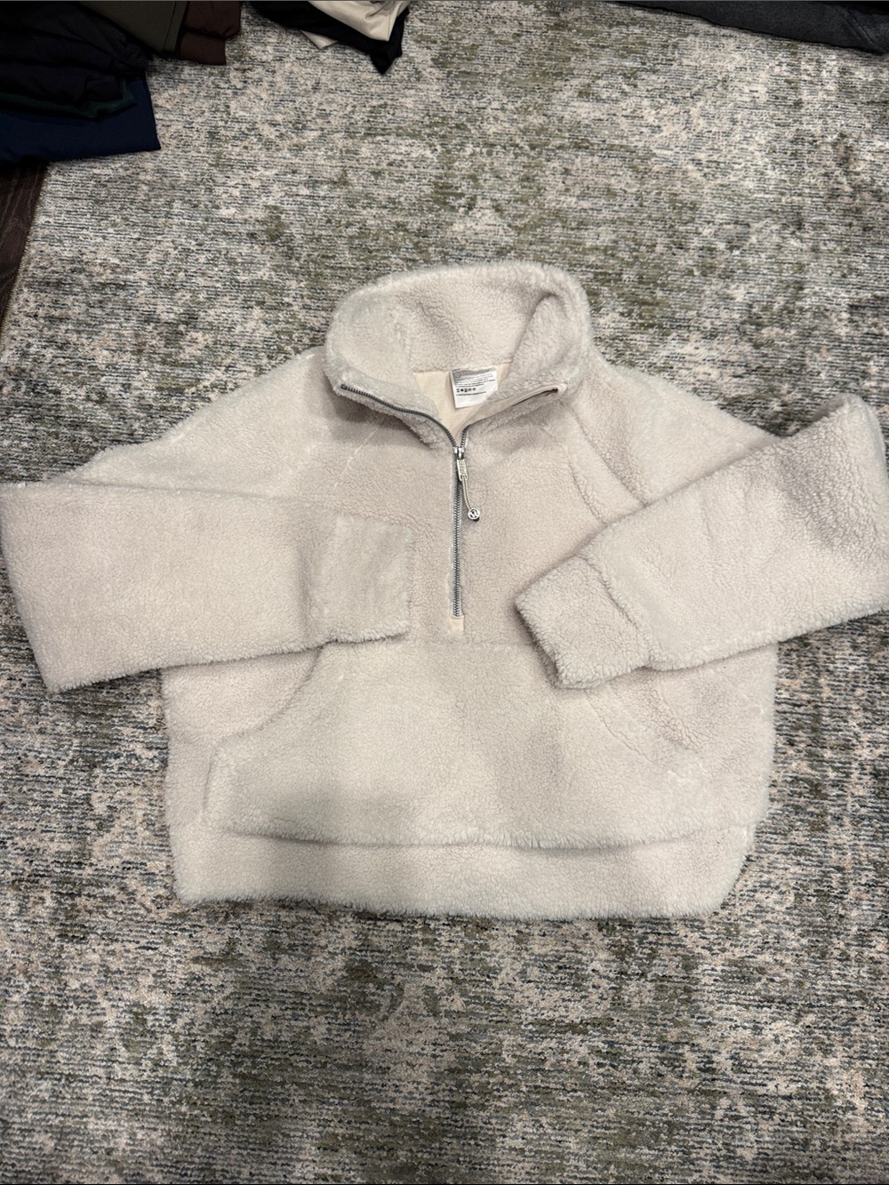 Lululemon Sherpa Cozy Half-Zip Fleece Pullover - Cream
